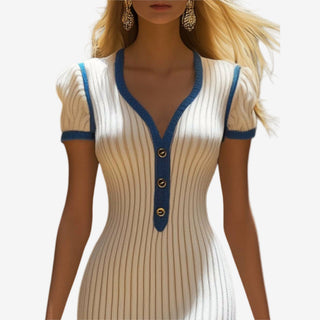 Élara Fitted Midi Dress