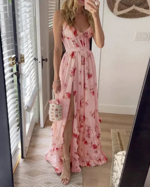 Charlice Sleeveless Floral Maxi Dress