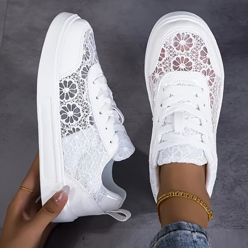 Verity Elegant Lace Sneakers