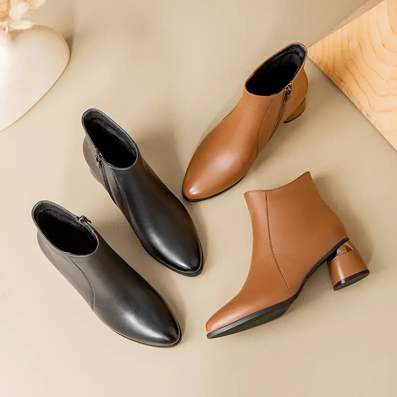 Nyla Metal Heel Boots