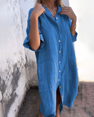 Melanie Casual Ibiza Shirt Dress