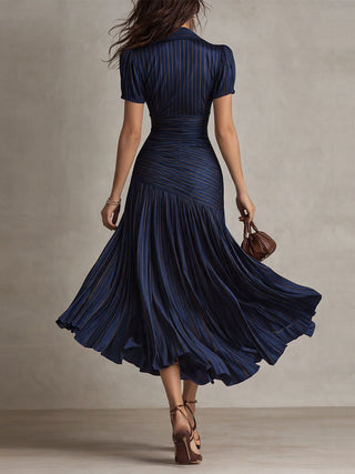 Adriana Retro Stripe Midi Dress