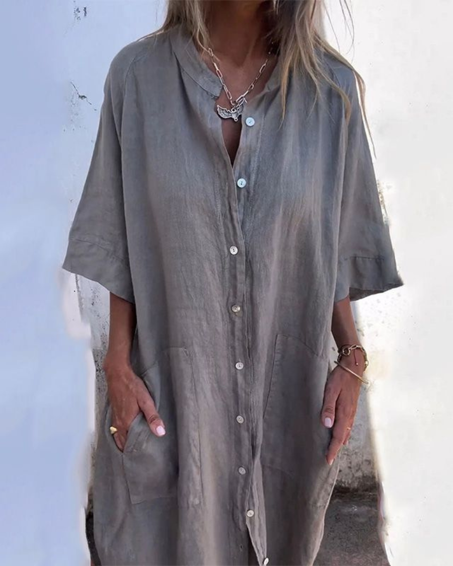 Melanie Casual Ibiza Shirt Dress