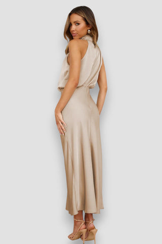Carlina Halter Summer Dress
