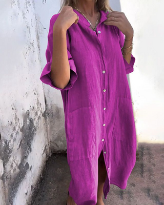 Melanie Casual Ibiza Shirt Dress