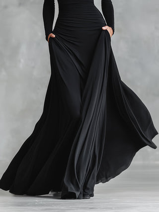 Norfy Pleated Maxi Dress