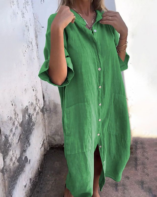 Melanie Casual Ibiza Shirt Dress