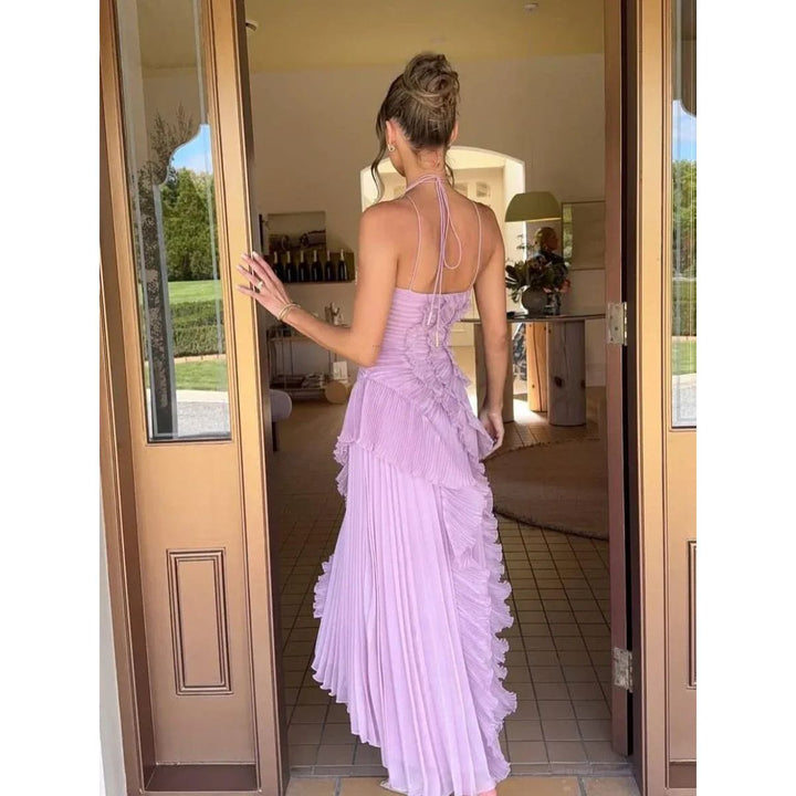 Olaya Ruffled Maxi Dress