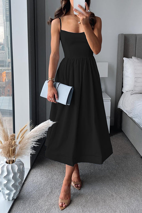 Marguerite Strappy Midi Dress