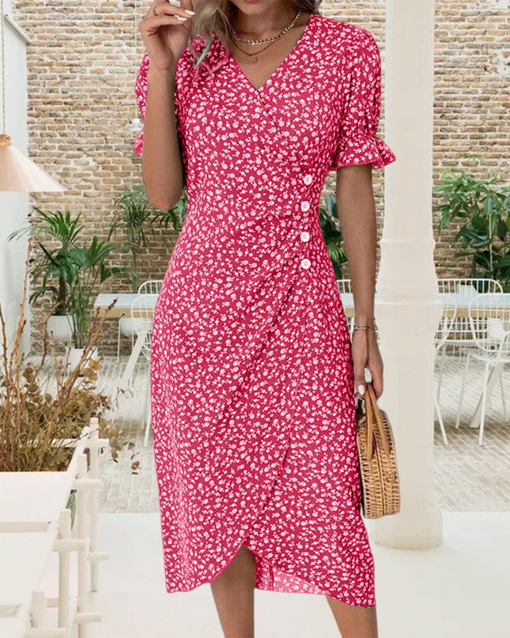 Sophie Floral Midi Dress