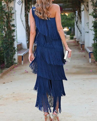 Laura Fringe Maxi Dress