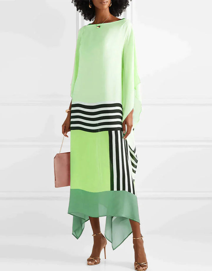 Iria Geometric Caftan Dress