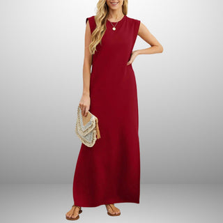 Emma Flowing Wrinkle-Free Maxi Dress