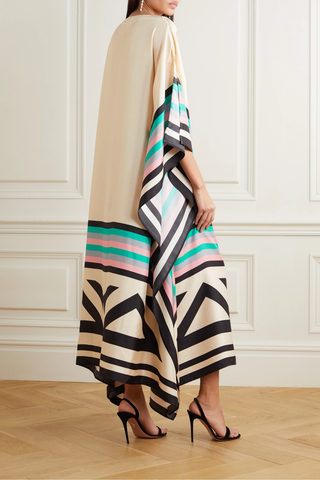 Iria Geometric Caftan Dress