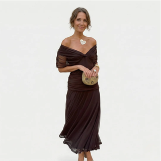 Alondra Floral V-Neck Maxi Dress