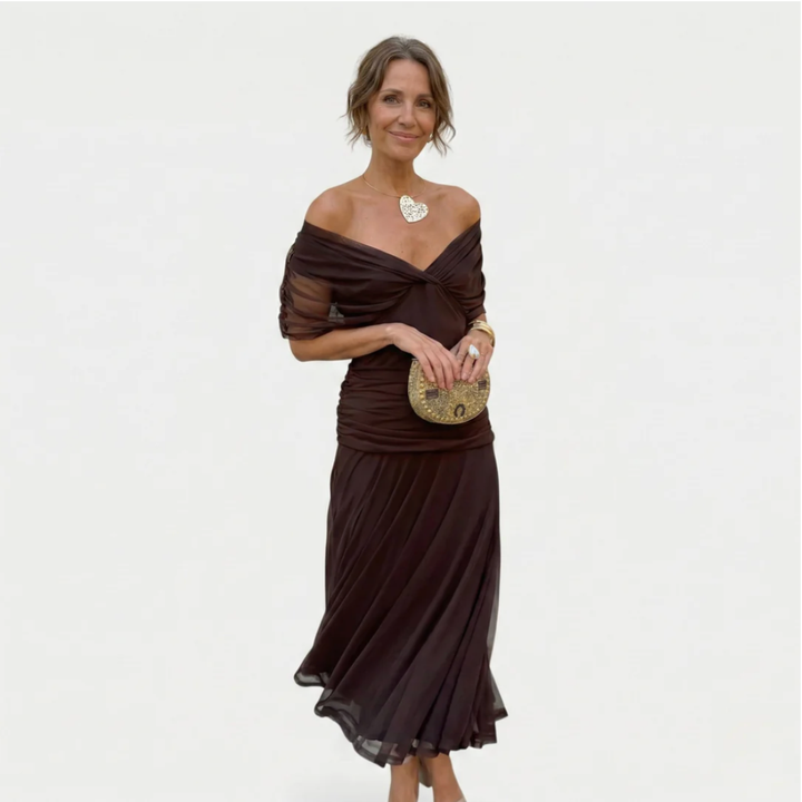 Alondra Floral V-Neck Maxi Dress