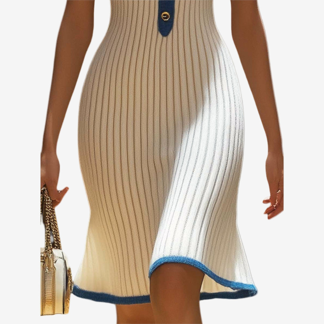 Élara Fitted Midi Dress