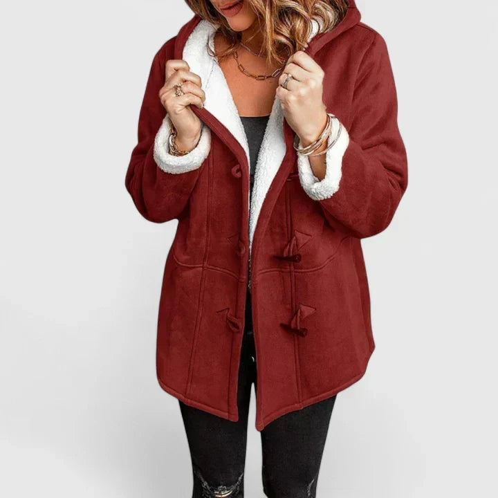 Rhea Toggle Hooded Coat