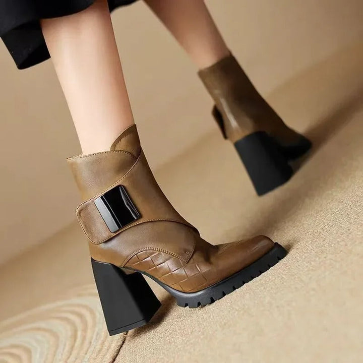 Aziel Buckle Strap Boots