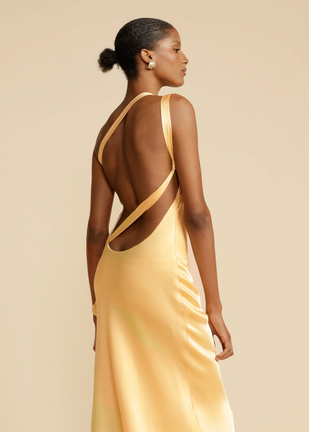 Robe longue Selene Golden