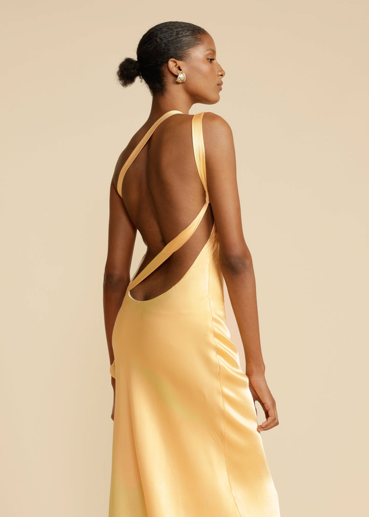 Robe longue Selene Golden