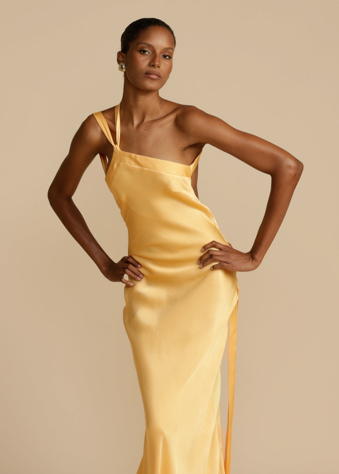 Robe longue Selene Golden