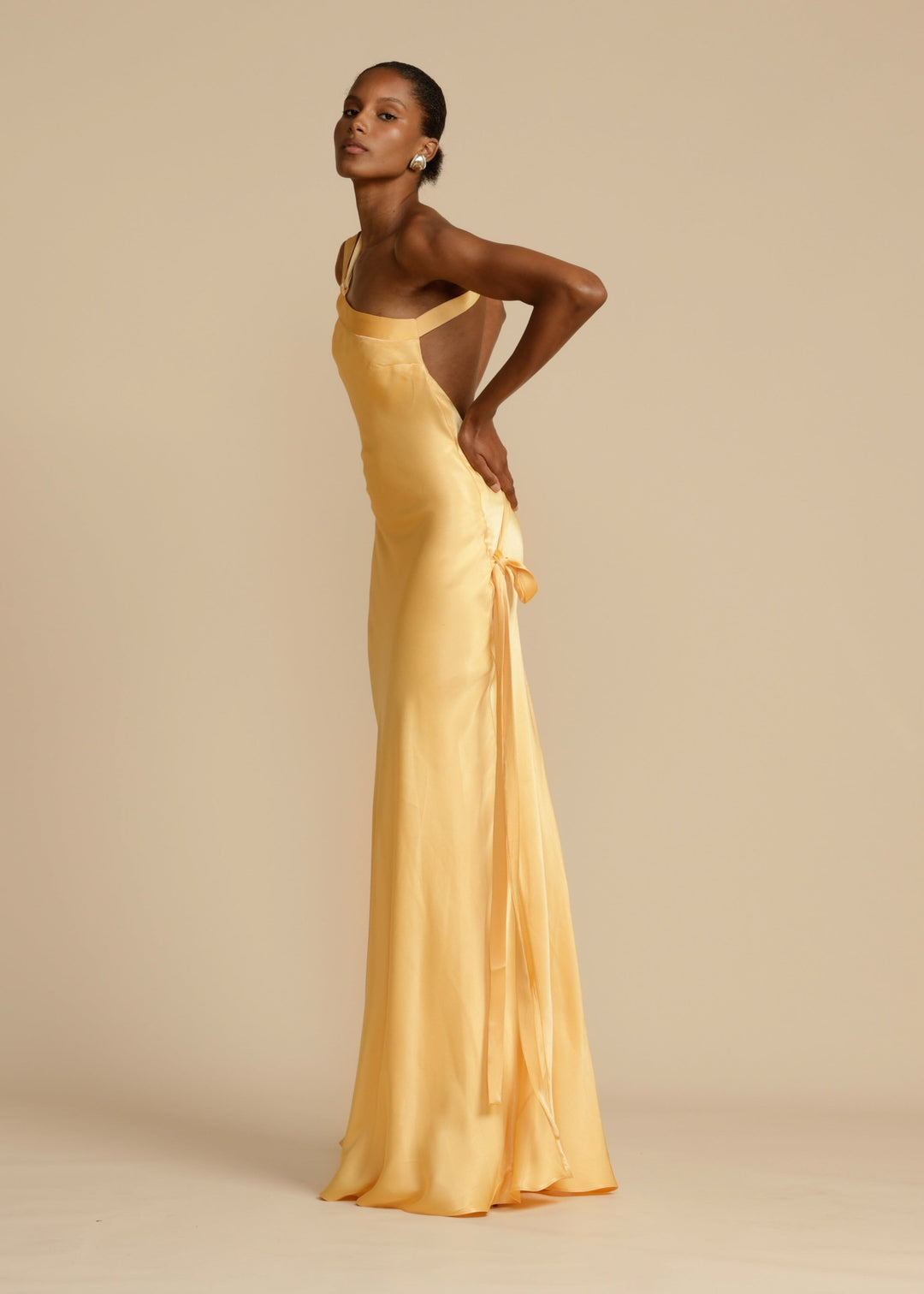 Robe longue Selene Golden