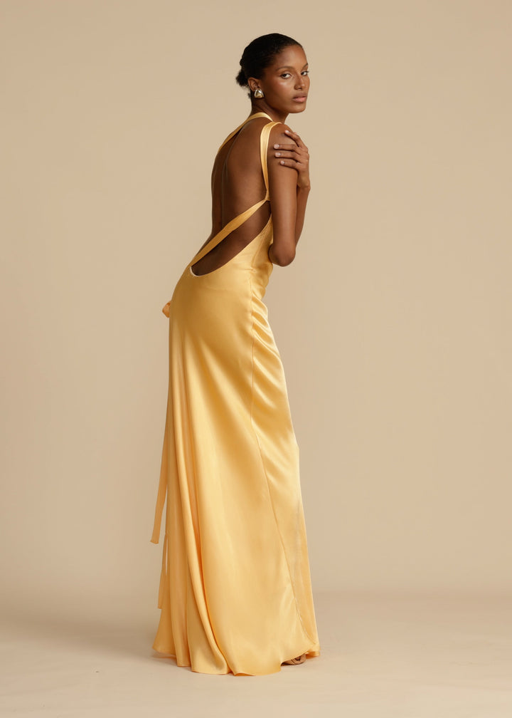 Robe longue Selene Golden