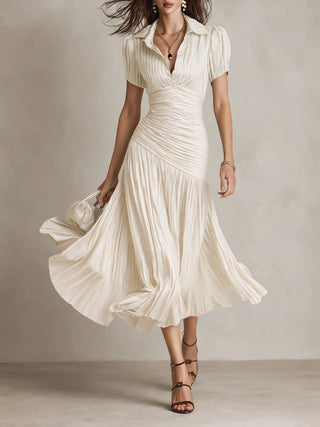 Adriana Retro Stripe Midi Dress