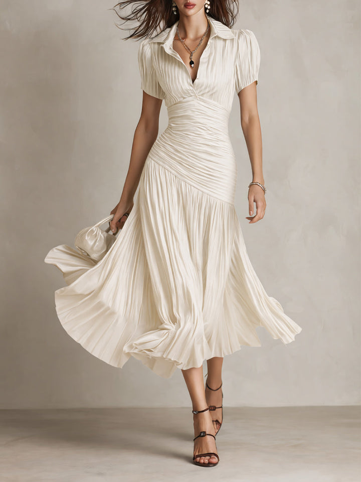 Adriana Retro Stripe Midi Dress
