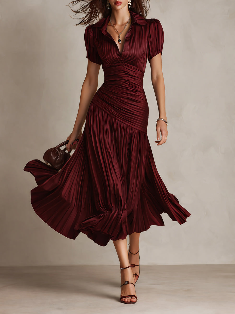 Adriana Retro Stripe Midi Dress