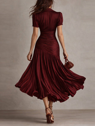 Adriana Retro Stripe Midi Dress