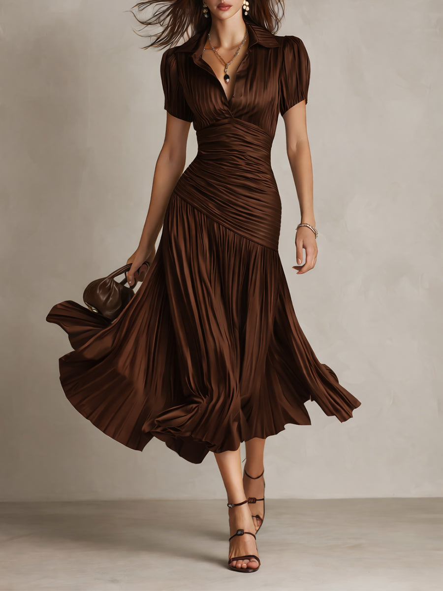Adriana Retro Stripe Midi Dress