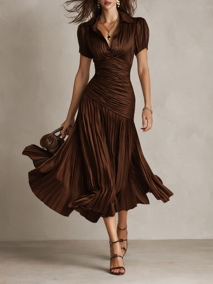 Adriana Retro Stripe Midi Dress