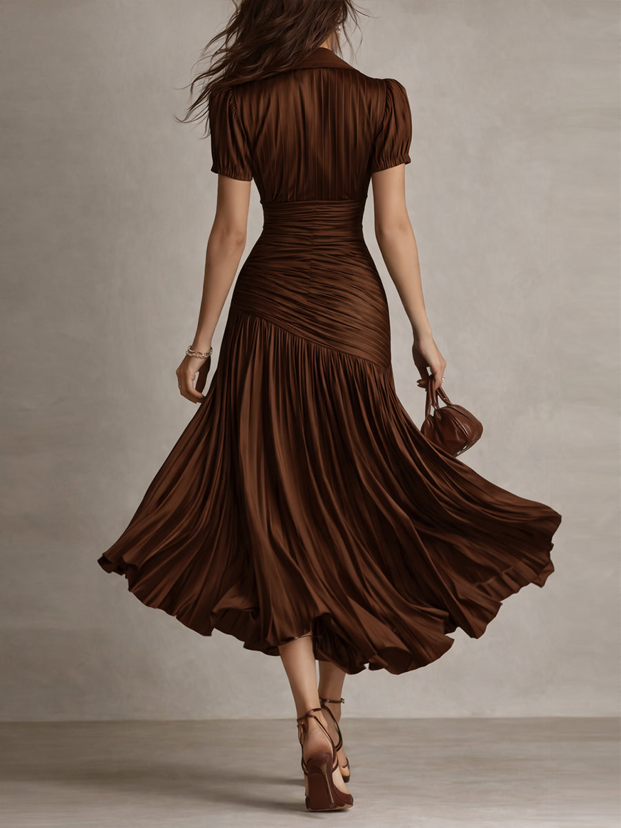 Adriana Retro Stripe Midi Dress