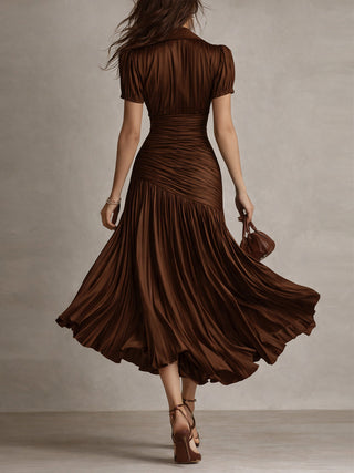 Adriana Retro Stripe Midi Dress