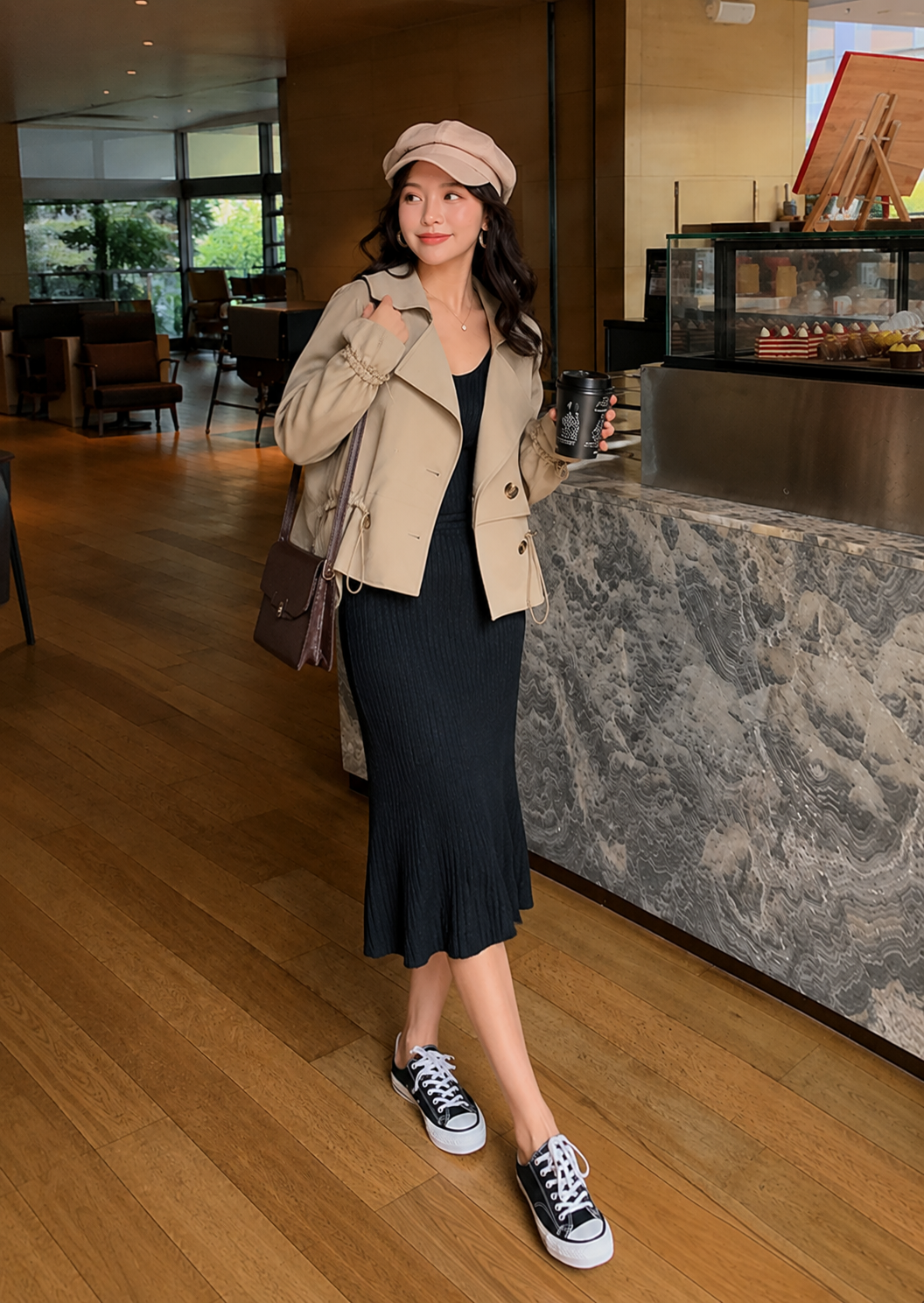 Lena Short Trench Coat