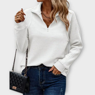 Polaire courte demi-zip Priya