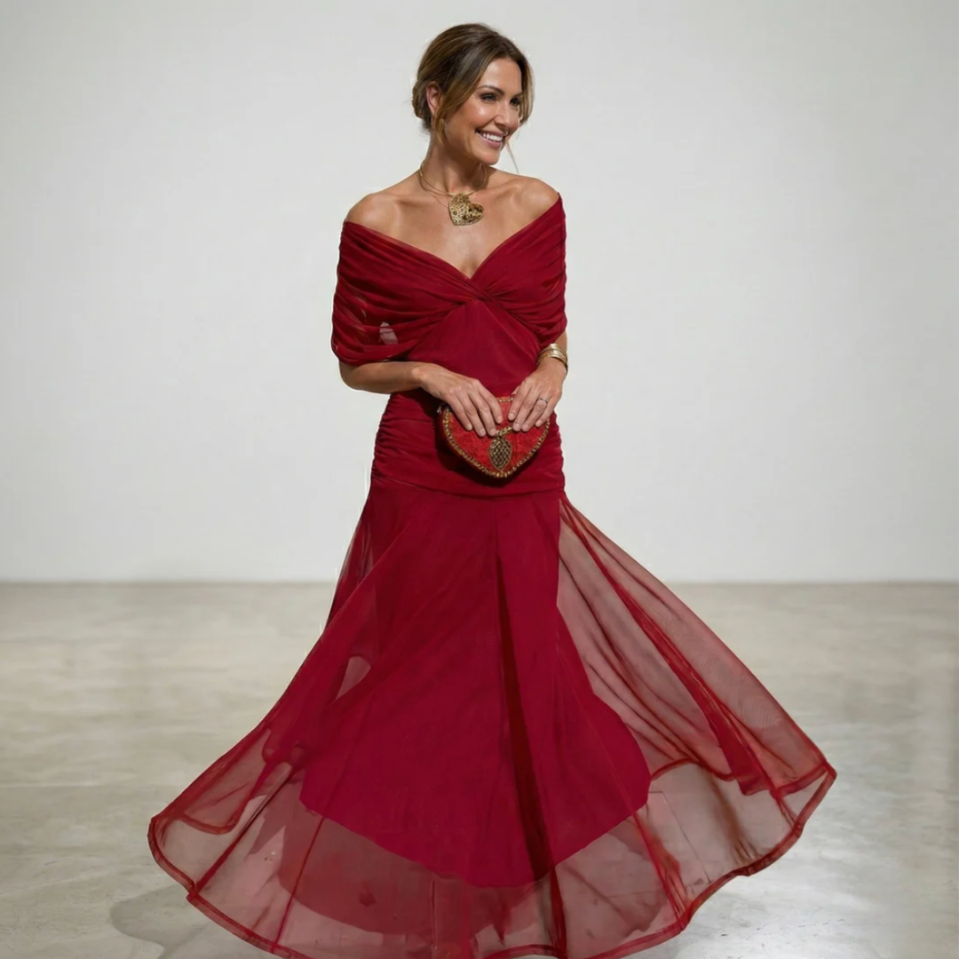 Alondra Floral V-Neck Maxi Dress