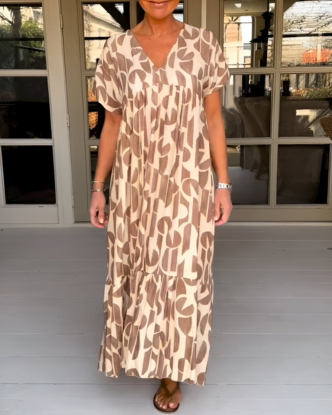 Felicia Breezy V-Neck Dress