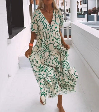 Naila Short Sleeve Maxi Dress
