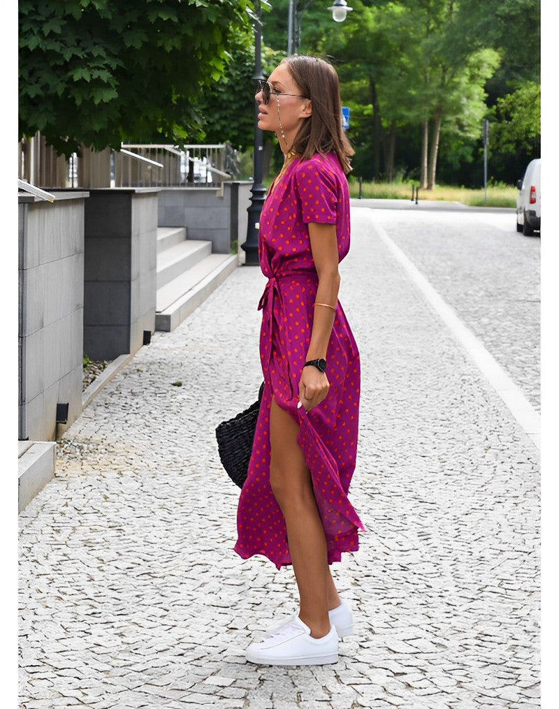 Anna Floral Print Spring Dress