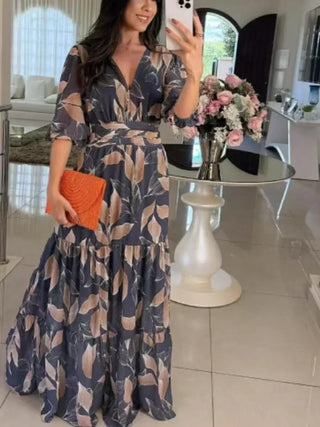 Clarissa Floral Comfort Maxi Dress