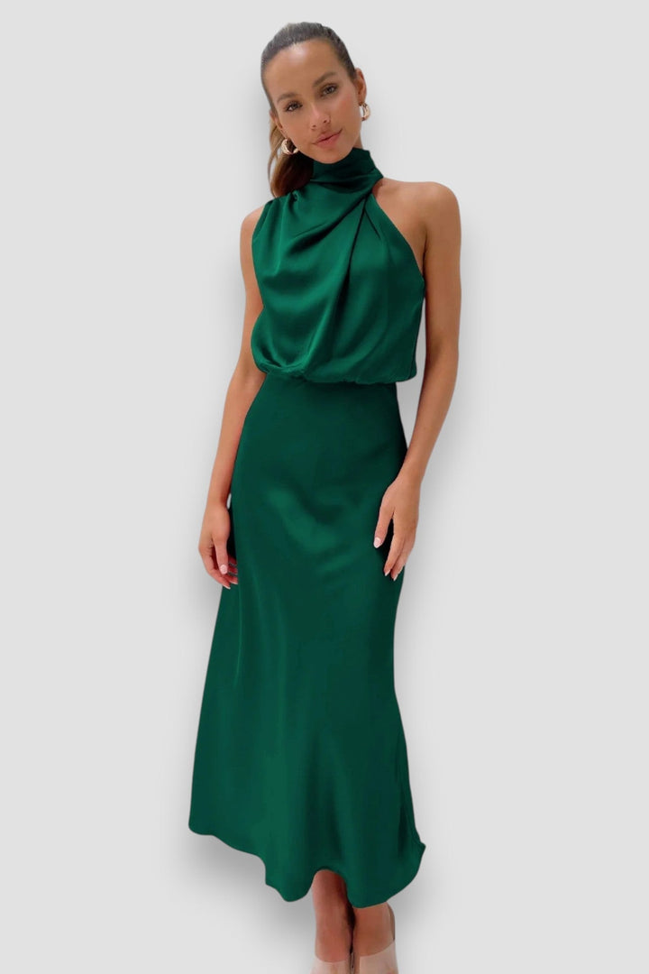 Carlina Halter Summer Dress