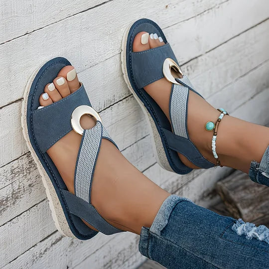 Zéphiriane Adjustable Strap Sandals
