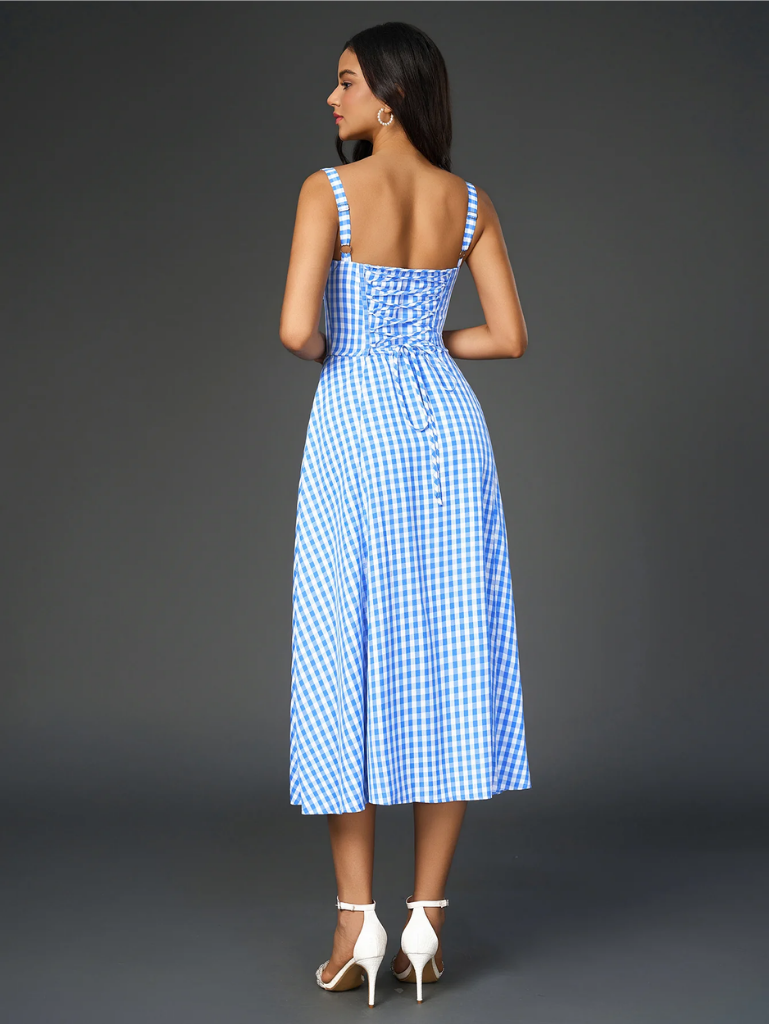 Claudia Ruched Slit Dress
