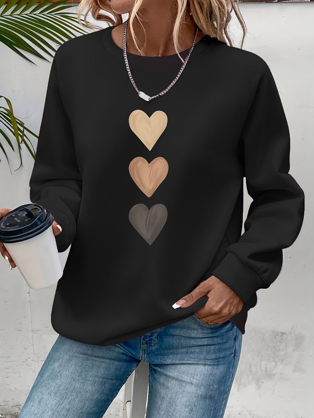 Amara Cozy Heart Sweater