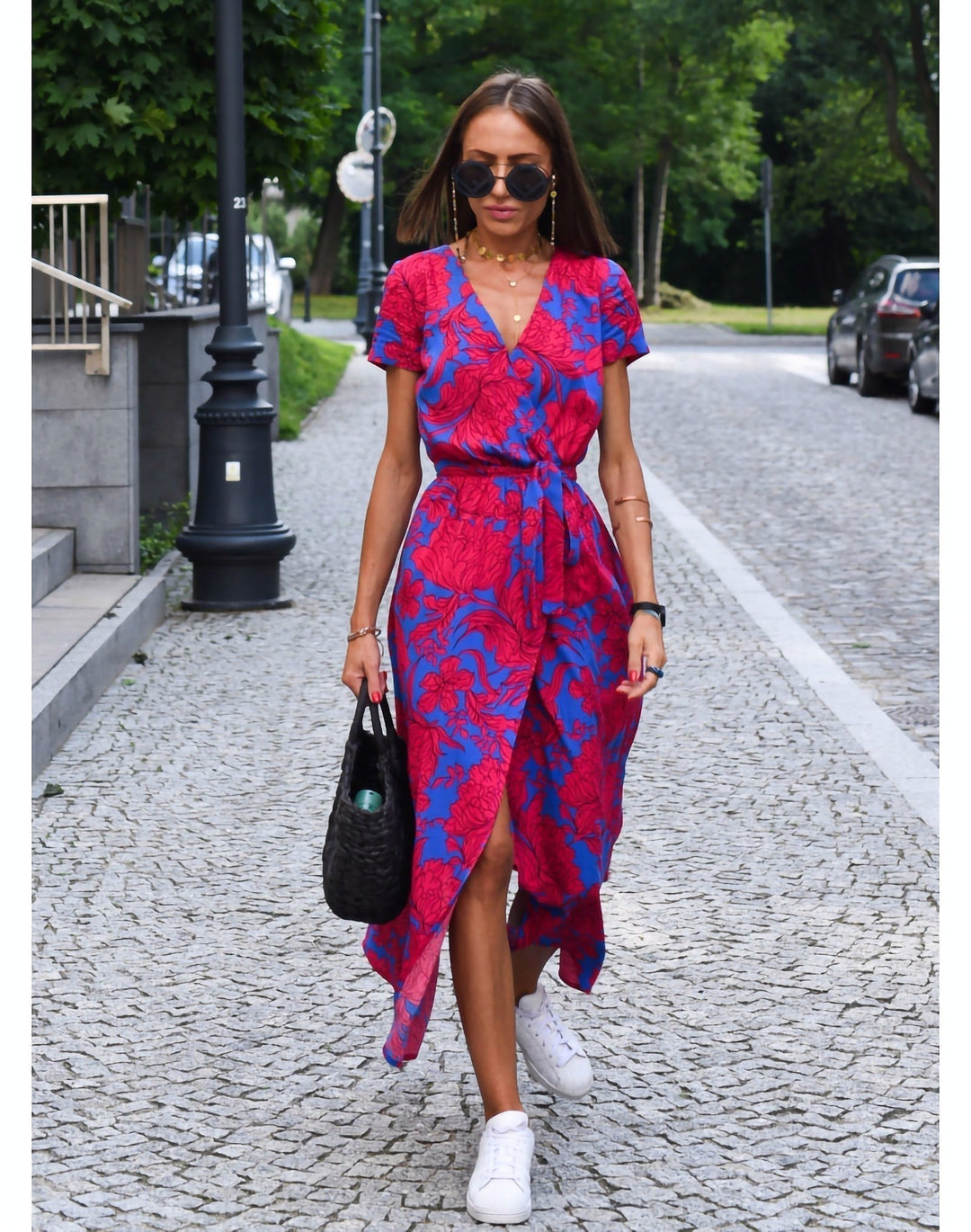 Anna Floral Print Spring Dress