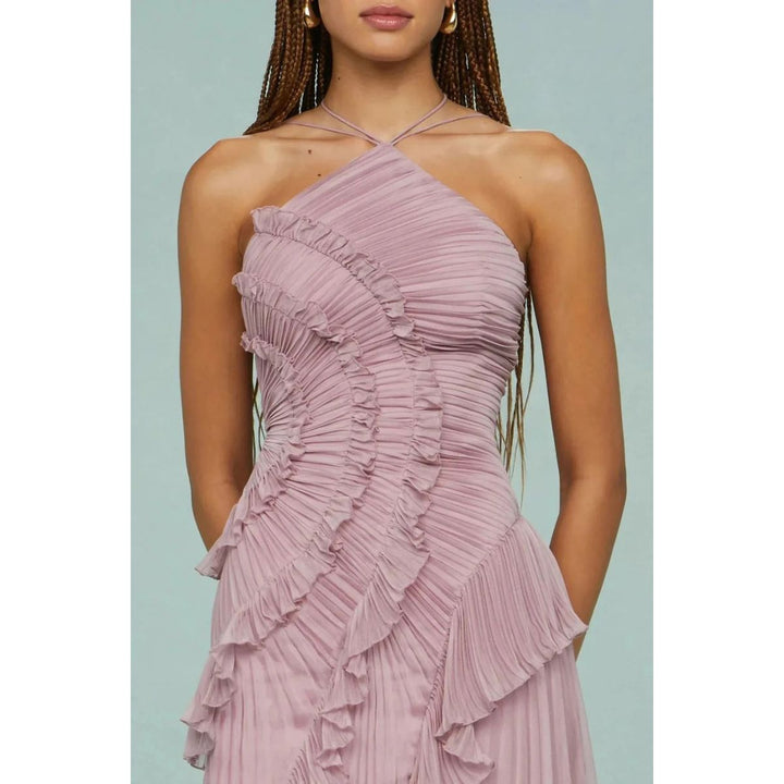 Olaya Ruffled Maxi Dress