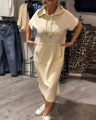 Saskia Casual Hooded Dress